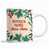 Tasse Noël Marie-Claire Beige - Planetee