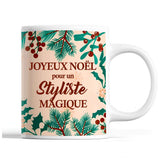 Tasse Noël Styliste homme Beige - Planetee