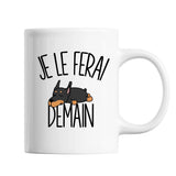 Mug Doberman Je le ferai demain - Planetee
