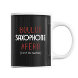 Mug Saxophone C'est ma Routine - Planetee