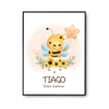 Affiche Tiago bébé d'amour abeille - Planetee