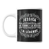 Mug Prénom Jessica La Déesse La Légende - Planetee