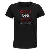 T-shirt femme Rugby C'est ma Routine - Planetee