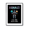 Affiche Prénom Arnaud Univers - Planetee