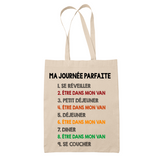 Tote Bag Être dans mon Van Journée Parfaite - Planetee