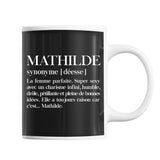 Mug Mathilde Définition Déesse - Planetee