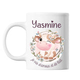 Mug Yasmine Amour et Biberon de Lait Vache - Planetee