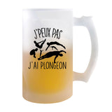 Chope de bière Plongeon j'peux pas - Planetee
