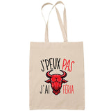 Sac Tote Bag J'peux pas Féria beige - Planetee