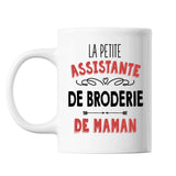 Mug La Petite Assistante de Broderie de Maman - Planetee