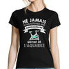 T-shirt femme aquabike quinquagénaire - Planetee