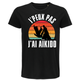 T-shirt homme J'peux pas aikido vintage - Planetee