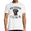 T-shirt homme doberman c'est la vie - Planetee