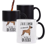 Mug magique Amour Boxer - Planetee