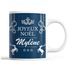 Tasse Noël Mylène Bleu - Planetee