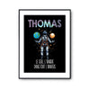 Affiche Prénom Thomas Univers - Planetee