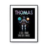 Affiche Prénom Thomas Univers - Planetee