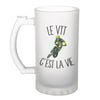 Chope de bière Vtt c'est la vie Cycliste - Planetee