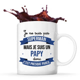 Mug blanc Superman Papy - Planetee