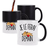 Mug Magique Kangourou Je le ferai demain - Planetee