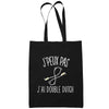 Sac Tote Bag Double Dutch Je peux pas Noir - Planetee