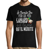 T-shirt Homme Canard | Je travaille dur - Planetee