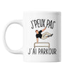 Mug Parkour j'peux pas Blanc - Planetee