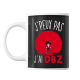Mug J'peux pas j'ai DBZ référence Dragon Ball | Tasse Pop Culture - Planetee