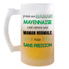 Chope de bière Maman Mayennaise Chauvine Sans Pression - Planetee