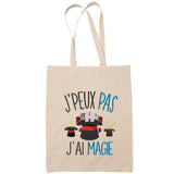 Sac Tote Bag J'peux pas Magie beige - Planetee