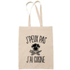 Sac Tote Bag J'peux pas Cuisine beige - Planetee