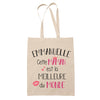 Tote Bag Emmanuelle Meilleure Maman - Planetee