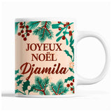 Tasse Noël Djamila Beige - Planetee