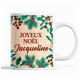 Tasse Noël Jacqueline Beige - Planetee