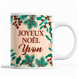 Tasse Noël Yvon Beige - Planetee