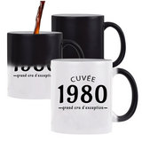 Mug Magique 1980 Tasse Année de naissance anniversaire44 ans - Planetee