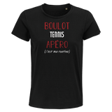 T-shirt femme Tennis C'est ma Routine - Planetee