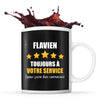 Mug Flavien à votre service pour des conneries - Planetee
