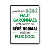 Affiche fier d'être Haut Garonnais - Planetee