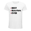 T-shirt homme Best Beau-Papa Ever - Planetee