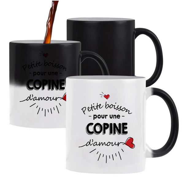 Mug magique Petite Boisson d'une Copine d'amour - Planetee