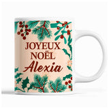 Tasse Noël Alexia Beige - Planetee