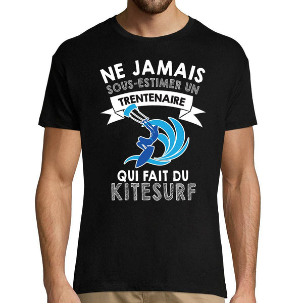 T-shirt Homme kitesurf trentenaire - Planetee