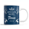 Tasse Noël Fiona Bleu - Planetee