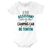 Body bébé Le Petit Assistant du Camping Car de Tonton - Planetee