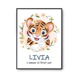 Affiche Livia Amour Pur Tigre - Planetee