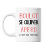 Mug Se Cultiver C'est ma Routine Blanc - Planetee
