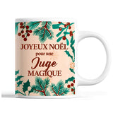 Tasse Noël Juge femme Beige - Planetee