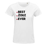 T-shirt femme Best Zouz Ever - Planetee