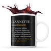 Mug Jeannette Définition Perfection - Planetee